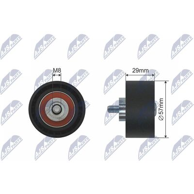 NTY RNK-AR-010 - Timing Belt Tensioner & Idler Pulley NTY RNK-AR-010 - Timing Belt Tensioner & Idler Pulley