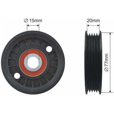 Poulie tendeur NTY RnK-AU-044 pour Audi A4/A6 - Publicité Poulie tendeur NTY RnK-AU-044 pour Audi A4/A6 - Publicité