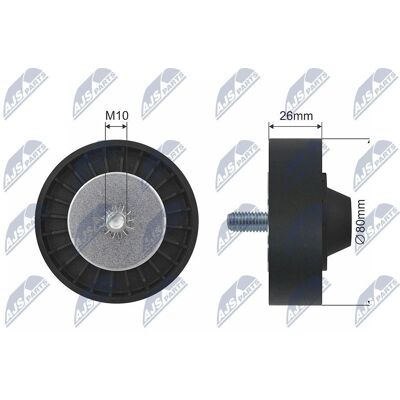NTY RNK-BM-027 Idler Pulley for BMW 1, 3, 5 Series - 80mm NTY RNK-BM-027 Idler Pulley for BMW 1, 3, 5 Series - 80mm