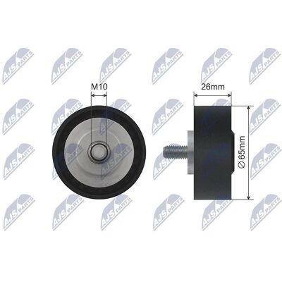 NTY Umlenk-/Führungsrolle für BMW 2er X1 X2 Mini - 26mm Breite, 65mm Durchmesser NTY Umlenk-/Führungsrolle für BMW 2er X1 X2 Mini - 26mm Breite, 65mm Durchmesser