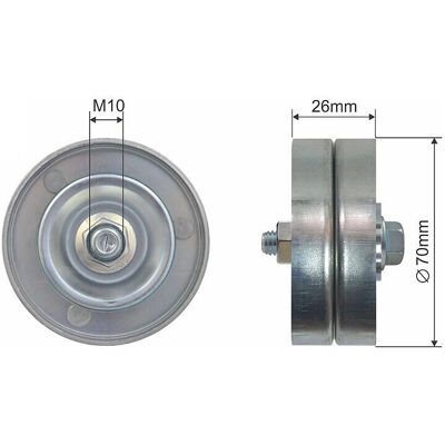 NTY RNK-BM-037 - Belt Tensioner for BMW 3 Series E46 & 5 Series E39 NTY RNK-BM-037 - Belt Tensioner for BMW 3 Series E46 & 5 Series E39