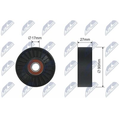 NTY RNK-034 Idler Pulley for Jeep Grand Cherokee - Idler Pulley NTY RNK-034 Idler Pulley for Jeep Grand Cherokee - Idler Pulley