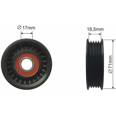 NTY RNK-FR-036 V-Belt Tensioner Pulley NTY RNK-FR-036 V-Belt Tensioner Pulley
