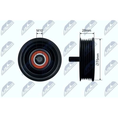 NTY RNK-LR-012 - Roată ghidaj pentru curea în V - Jaguar F-pace NTY RNK-LR-012 - Roată ghidaj pentru curea în V - Jaguar F-pace