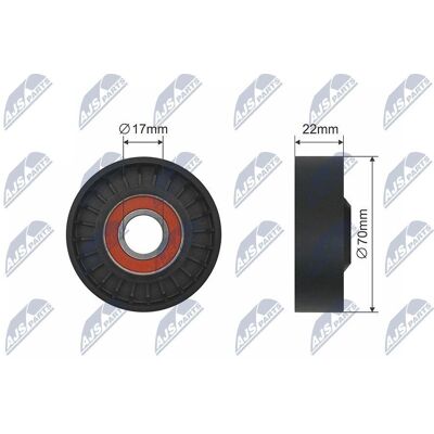 NTY RNK-LR-013 Belt Tensioner - Land Rover Freelander, MG Rover 200/400 NTY RNK-LR-013 Belt Tensioner - Land Rover Freelander, MG Rover 200/400
