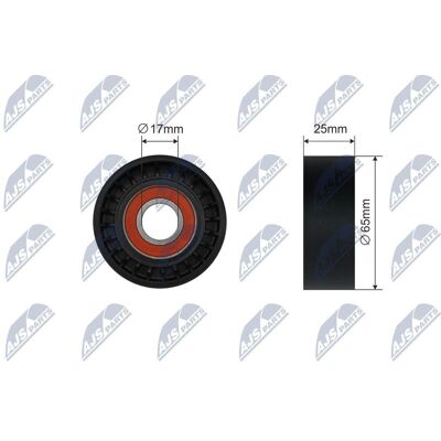 NTY RNK-ME-040 - Puleggia di tensione Cinghia a V NTY RNK-ME-040 - Puleggia di tensione Cinghia a V