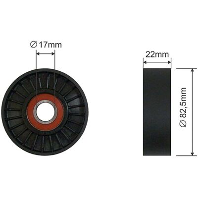 NTY RNK-AR-015 Roată tensionare curea pentru Alfa Romeo 159 - Curea trapezoidala NTY RNK-AR-015 Roată tensionare curea pentru Alfa Romeo 159 - Curea trapezoidala