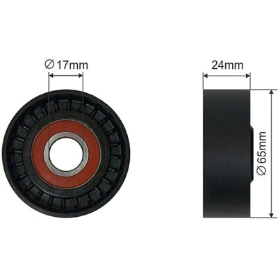 Tensionator curea distribuție NTY - Compatibil cu Audi A1, A3, A4 - 24mm Tensionator curea distribuție NTY - Compatibil cu Audi A1, A3, A4 - 24mm