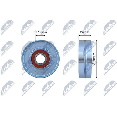 NTY RNK-AU-067 V-ribbelspanner - För Audi A4/A6 NTY RNK-AU-067 V-ribbelspanner - För Audi A4/A6