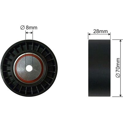 NTY RNK-CT-050 - Idler, curea în V NTY RNK-CT-050 - Idler, curea în V