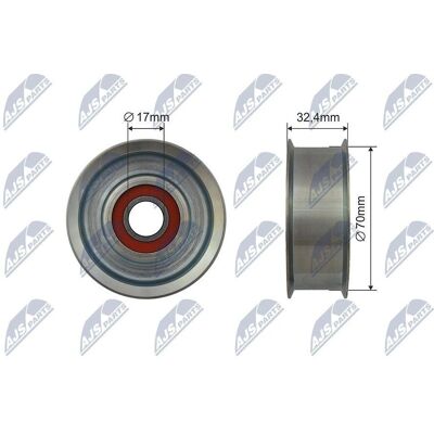 Cureau de tensionare curea în V Nissan Infiniti - V-belt tensioner pulley Cureau de tensionare curea în V Nissan Infiniti - V-belt tensioner pulley