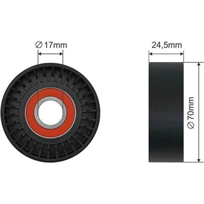 NTY Tensionator Curea - 17mm, 70mm, Plastic NTY Tensionator Curea - 17mm, 70mm, Plastic
