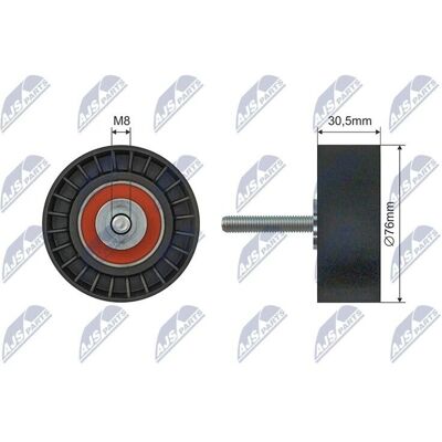 Scripcior de Tensiune NTY - Plastic - Ford: 1119938, 1135627, 1374385 - Rola tensionare Scripcior de Tensiune NTY - Plastic - Ford: 1119938, 1135627, 1374385 - Rola tensionare