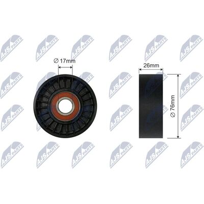 NTY RNK-FR-066 Spannrolle - Spannrolle, Keilrippenriemen NTY RNK-FR-066 Spannrolle - Spannrolle, Keilrippenriemen