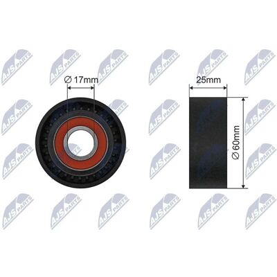 Nty Spannerhjul - Rnkmz013a Timing Belt Tensioner Pulley Nty Spannerhjul - Rnkmz013a Timing Belt Tensioner Pulley