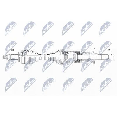 Maserati NPW-MA-008 Antriebswelle - Vorderachse links Maserati NPW-MA-008 Antriebswelle - Vorderachse links