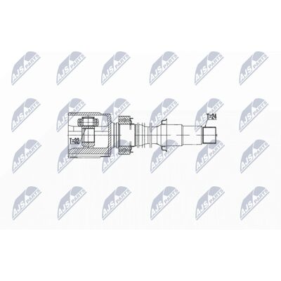 NTY NPW-TY-084 - Gelenksatz für Toyota Camry - Linke Vorderachse Innen NTY NPW-TY-084 - Gelenksatz für Toyota Camry - Linke Vorderachse Innen