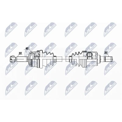 Hyundai NPW-HY-603 Venstre foraksel Hyundai NPW-HY-603 Venstre foraksel