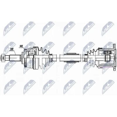 Nissan NPW-NS-161 Drive Shaft - Front Right Nissan NPW-NS-161 Drive Shaft - Front Right