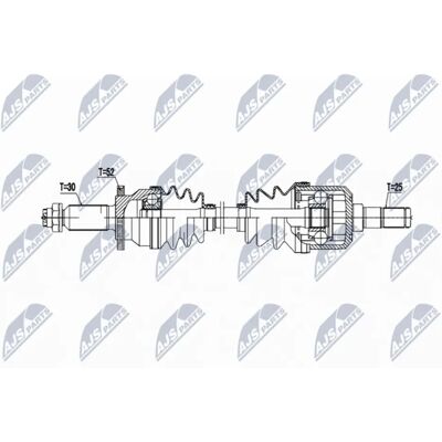 NTY NPW-HY-624 Drive Shaft for Hyundai Santa Fe & Kia Sorento - Left Rear NTY NPW-HY-624 Drive Shaft for Hyundai Santa Fe & Kia Sorento - Left Rear