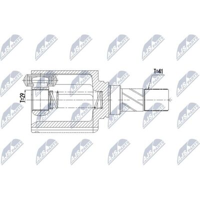 NTY NPW-ME-167 Drive Shaft Joint Set for Mercedes Sprinter - Drive Shaft Joint Set NTY NPW-ME-167 Drive Shaft Joint Set for Mercedes Sprinter - Drive Shaft Joint Set