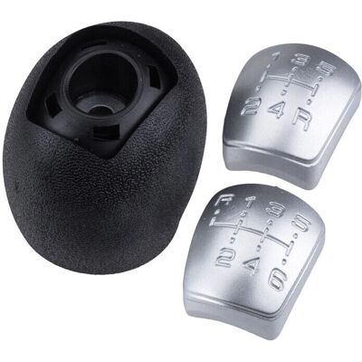 Pomello Selettore NTY GZB-VC-005 - Nero Argento - 5/6 Marce Pomello Selettore NTY GZB-VC-005 - Nero Argento - 5/6 Marce