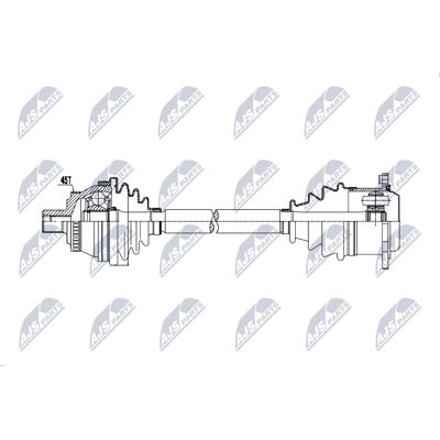 Esen NPW-AU-091 - Veturivipu Audi A4, VW Passat Esen NPW-AU-091 - Veturivipu Audi A4, VW Passat
