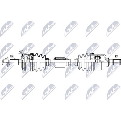 NTY Drive Shaft NPW-KA-402 - Drive Shaft NTY Drive Shaft NPW-KA-402 - Drive Shaft