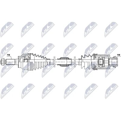 NTY NPW-MZ-098 Antriebswelle - Rechte Vorderachse NTY NPW-MZ-098 Antriebswelle - Rechte Vorderachse