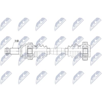 NTY NPW-BM-213 Hinterachse links Antriebswelle für BMW NTY NPW-BM-213 Hinterachse links Antriebswelle für BMW