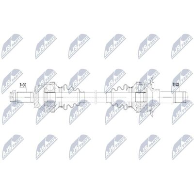 NTY NPW-BM-230 - Antriebswelle für BMW Hinterachse links - 758mm NTY NPW-BM-230 - Antriebswelle für BMW Hinterachse links - 758mm