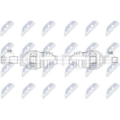 NTY NPW-216 - Antriebswelle NTY NPW-216 - Antriebswelle