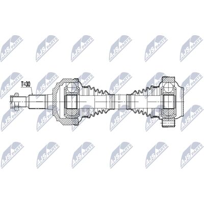 NTY NPW-PS-011 Porsche 911 Antriebswelle NTY NPW-PS-011 Porsche 911 Antriebswelle