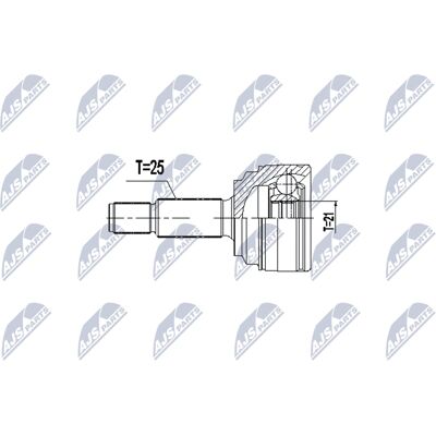 NTY NPZ-FR-059 Shaft - OEM Ford parts NTY NPZ-FR-059 Shaft - OEM Ford parts