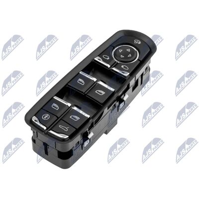 Porsche 7PP959858 Fensterheber Schalter - Vorne links - Original VEMO Porsche 7PP959858 Fensterheber Schalter - Vorne links - Original VEMO