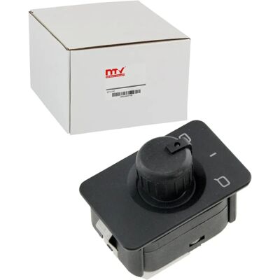 Comutator electric al oglinzii NTY - Negru - Pentru Audi, Seat, Skoda, VW - Reglare oglindă Comutator electric al oglinzii NTY - Negru - Pentru Audi, Seat, Skoda, VW - Reglare oglindă