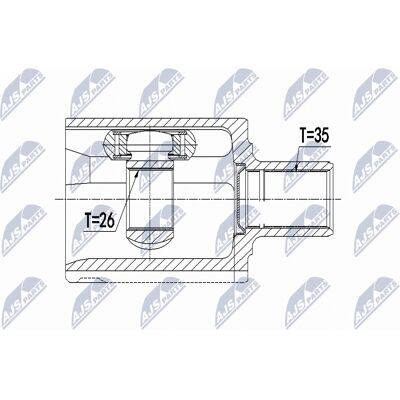 NTY Volvo S80 Cuplu de ax - Fază față stângă - Automată NTY Volvo S80 Cuplu de ax - Fază față stângă - Automată