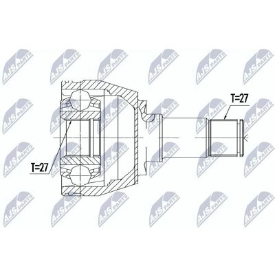 Mercedes-Benz A2463302700 - Drive Shaft Joint Set for A-class B, Front Right, Automatic Mercedes-Benz A2463302700 - Drive Shaft Joint Set for A-class B, Front Right, Automatic