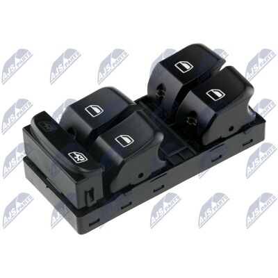 NTY Audi A4 Q5 Fensterheberschalter - Vorder Links - Schwarz NTY Audi A4 Q5 Fensterheberschalter - Vorder Links - Schwarz