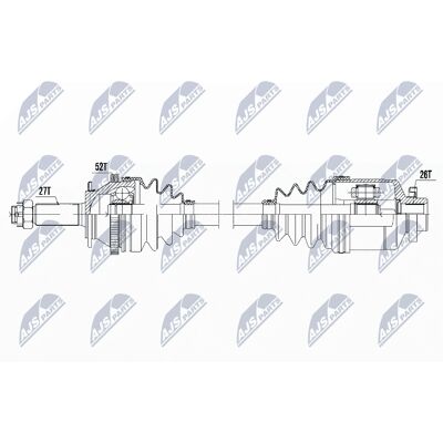 Nty Npw-hy-526 Drive Shaft - Drive Shaft Nty Npw-hy-526 Drive Shaft - Drive Shaft