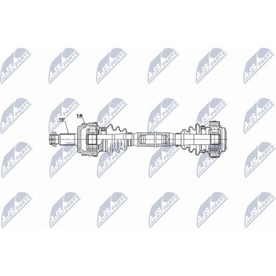 Planetara NTY NPW-BM-036 pentru BMW - Lungime 613mm - 48 dinți Planetara NTY NPW-BM-036 pentru BMW - Lungime 613mm - 48 dinți