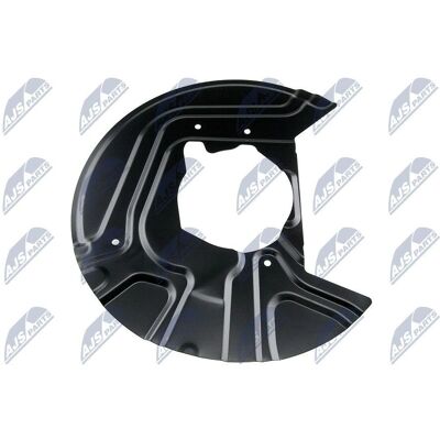 NTY HTO-BM-017 Protecție față stângă acoperită cu zinc - Capac de disc de frână NTY HTO-BM-017 Protecție față stângă acoperită cu zinc - Capac de disc de frână