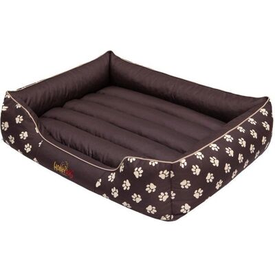 Lit pour chien HOBBYDOG Prestige - Patte Marron - L - Publicité Lit pour chien HOBBYDOG Prestige - Patte Marron - L - Publicité