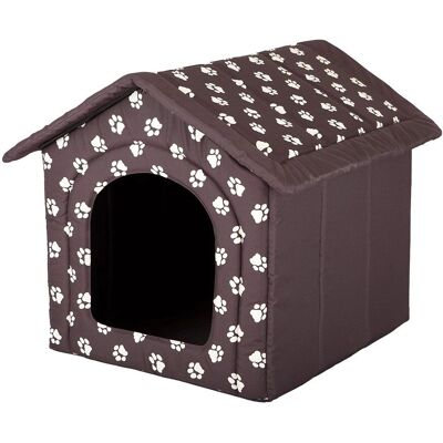 HobbyDog Hundehütte Braun Pfote - L - Hundehütte HobbyDog Hundehütte Braun Pfote - L - Hundehütte