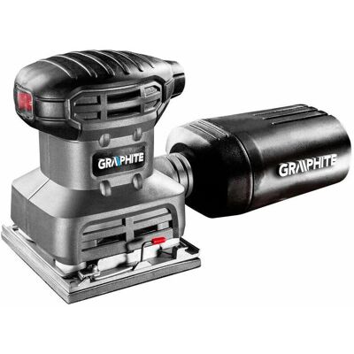 Smerigliatrice orbitale GRAPHITE - 220W, Basi intercambiabili, Sistema di polvere Smerigliatrice orbitale GRAPHITE - 220W, Basi intercambiabili, Sistema di polvere