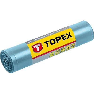 TOPEX - 80L 60x90 100μm - Blau - Müllsäcke TOPEX - 80L 60x90 100μm - Blau - Müllsäcke