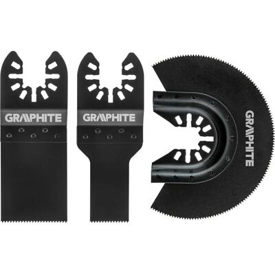 GRAPHITE Holzsägeblätter-Set - 3 Stück - Holzsägeblätter-Set GRAPHITE Holzsägeblätter-Set - 3 Stück - Holzsägeblätter-Set