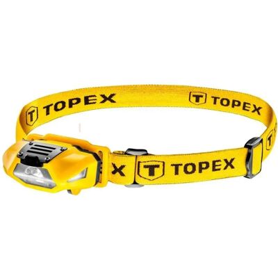 Topex 94W390 Stirnlampe - LED, 70lm, Wasserfest Topex 94W390 Stirnlampe - LED, 70lm, Wasserfest