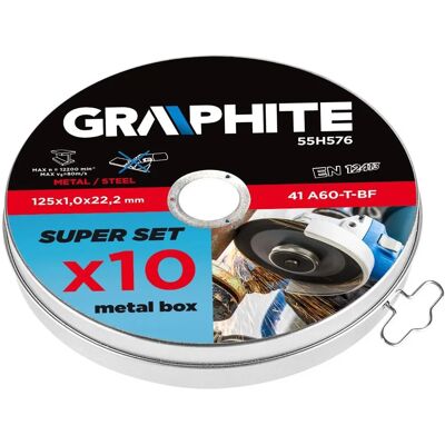 Graphite 55H576 Power Drill Accessory - 10 Stück Graphite 55H576 Power Drill Accessory - 10 Stück
