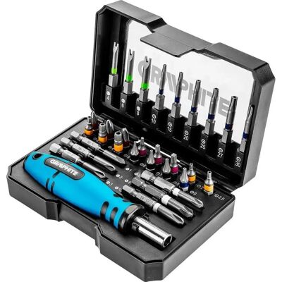 Graphite 31-tlg. Profi Bit-Set - Schraubendreher-Bits Graphite 31-tlg. Profi Bit-Set - Schraubendreher-Bits